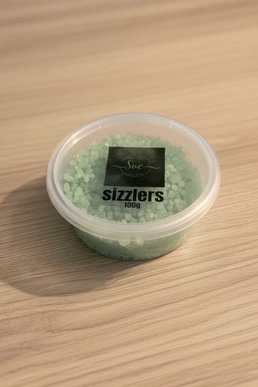 Simmering granules - sizzlers