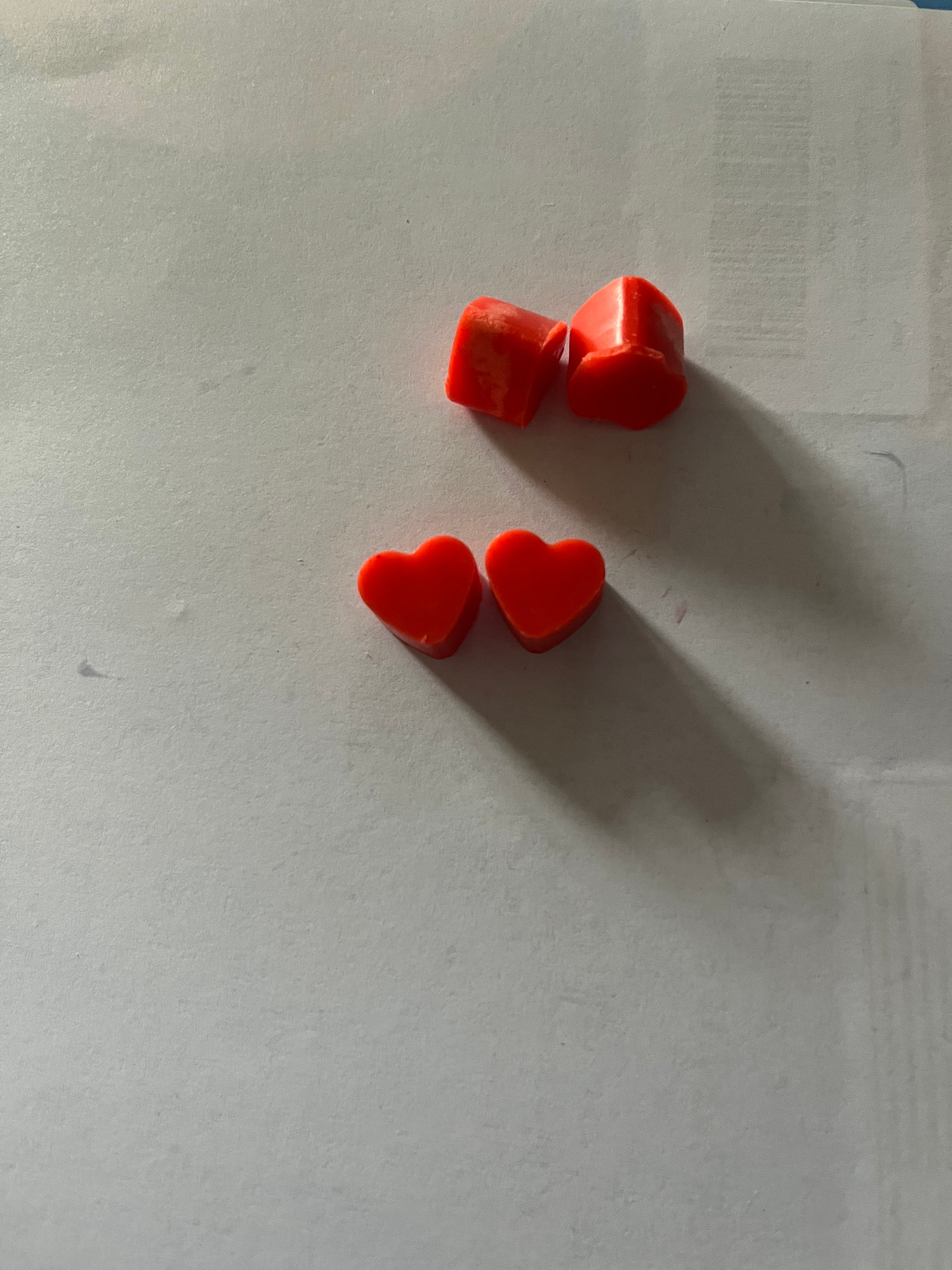 Mini heart wax melts 💕